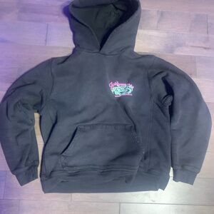 Madhappy Black Hoodie with Pink and Green Accents